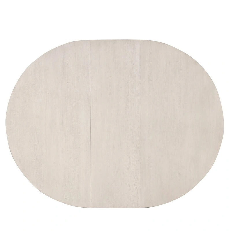 42-54 Farmhouse Round Extendable Dining Table for 4