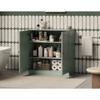 Palace Imports 100% Solid Wood 32 Bathroom Cabinet with Solid Doors and Adjustable Shelves