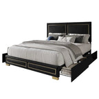 Jasper Full Upholstered Storage Platform Bed