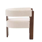 Christopher Knight Home Noah Modern Rubberwood Upholstered Accent Arm Chair