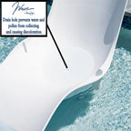 Panama Jack Set of 2 Wave In-Pool Chaise Lounger