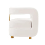 Manhattan Comfort Modern Amirah Velvet Accent Chair Set of 2