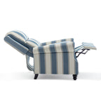 2 Set Nail-head Padded Seat Pushback Recliner Chair