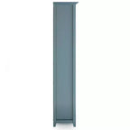 70 Five-Shelf Solid Wood Bookcase - Lacquered Pine, 4 Adjustable Shelves