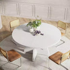 47 Inch Round Dining Table for 4 people
