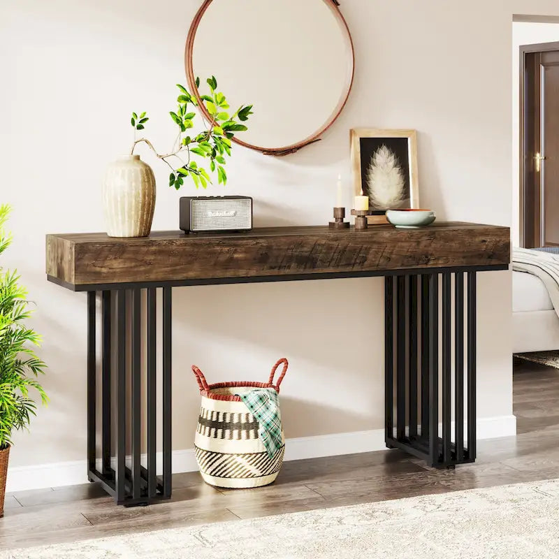 55-inch Console Sofa Hall Table for Entryway