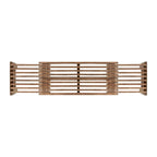 Natural Solid Mango Wood Extendable Bench by East at Main