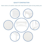 Wicker Patio 4-piece Conversation Set