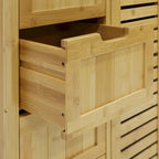VEIKOUS Bathroom Floor Storage Cabinet with 4 Drawers