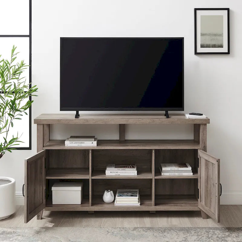 Middlebrook 58-inch Groove Door Highboy TV Stand