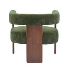 Christopher Knight Home Noah Modern Rubberwood Upholstered Accent Arm Chair