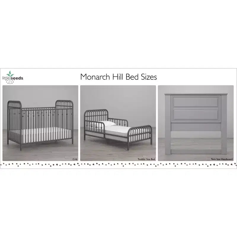 Little Seeds Monarch Hill Ivy Metal Toddler Bed