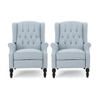 Walter Tufted Fabric Recliners (Set of 2) by Christopher Knight Home