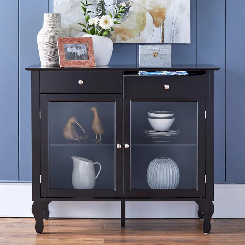 Copper Grove Rawdon Glass Front Buffet/Sideboard