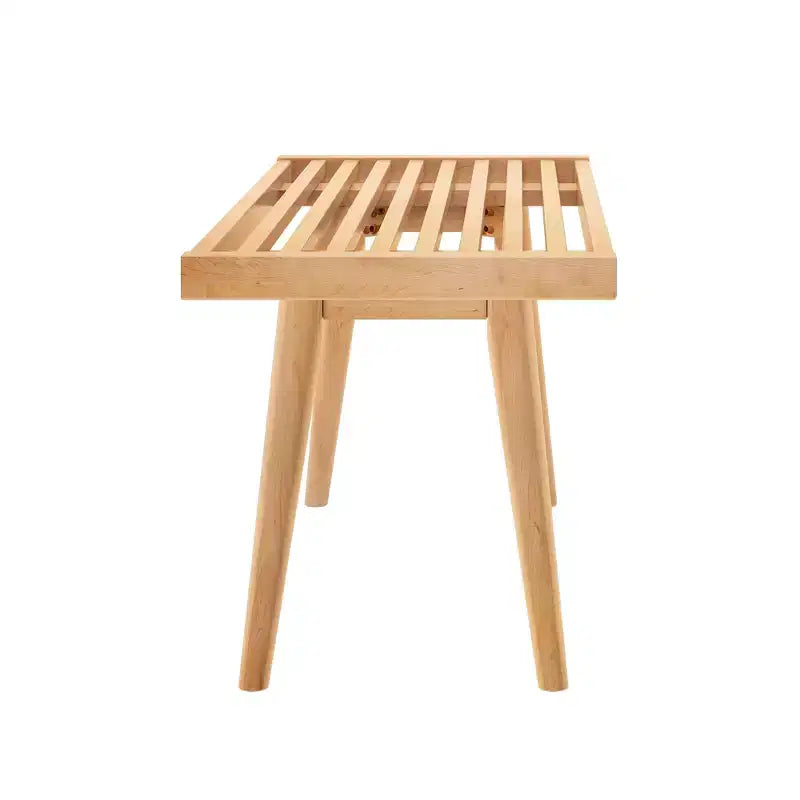 Plank+Beam Entryway Bench, Solid Wood End of Bed Bench for Bedroom, Hallway, Porch, 41.25