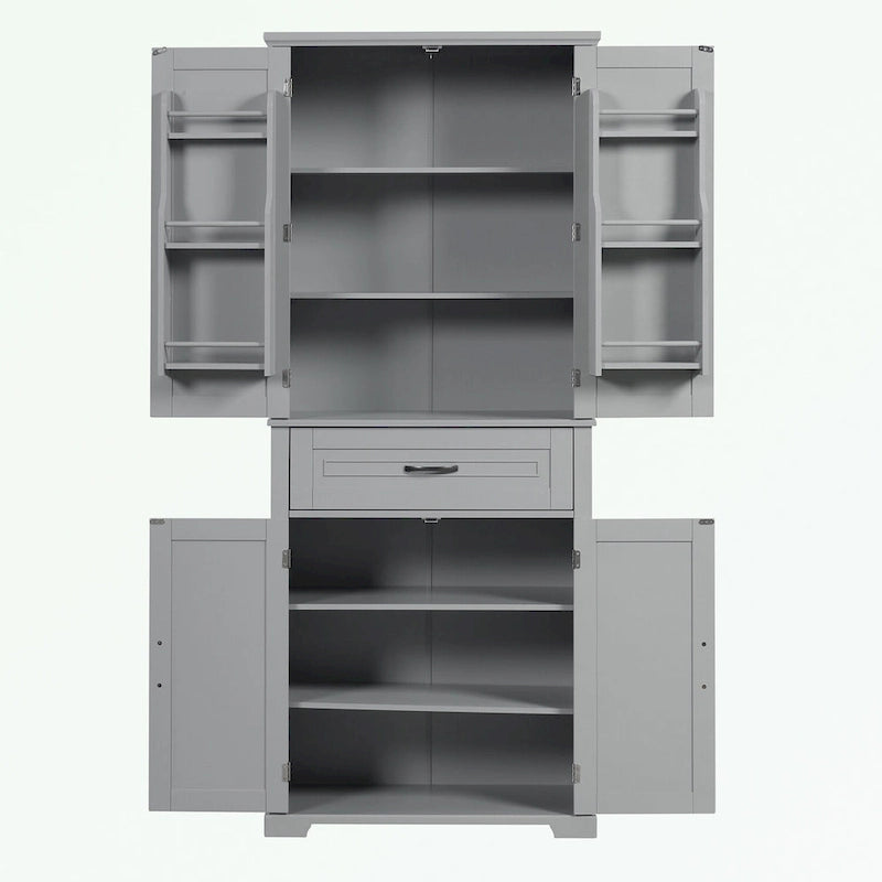 Bathroom Storage Cabinet with Doors and Drawer