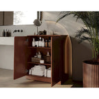 Palace Imports 100% Solid Wood 32 Bathroom Cabinet with Solid Doors and Adjustable Shelves