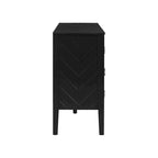 4-deurs opbergdressoir met geometrisch paneelontwerp