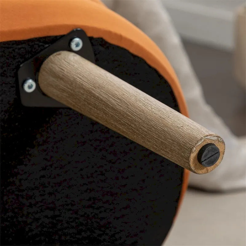 Opbergbankje met houten poten