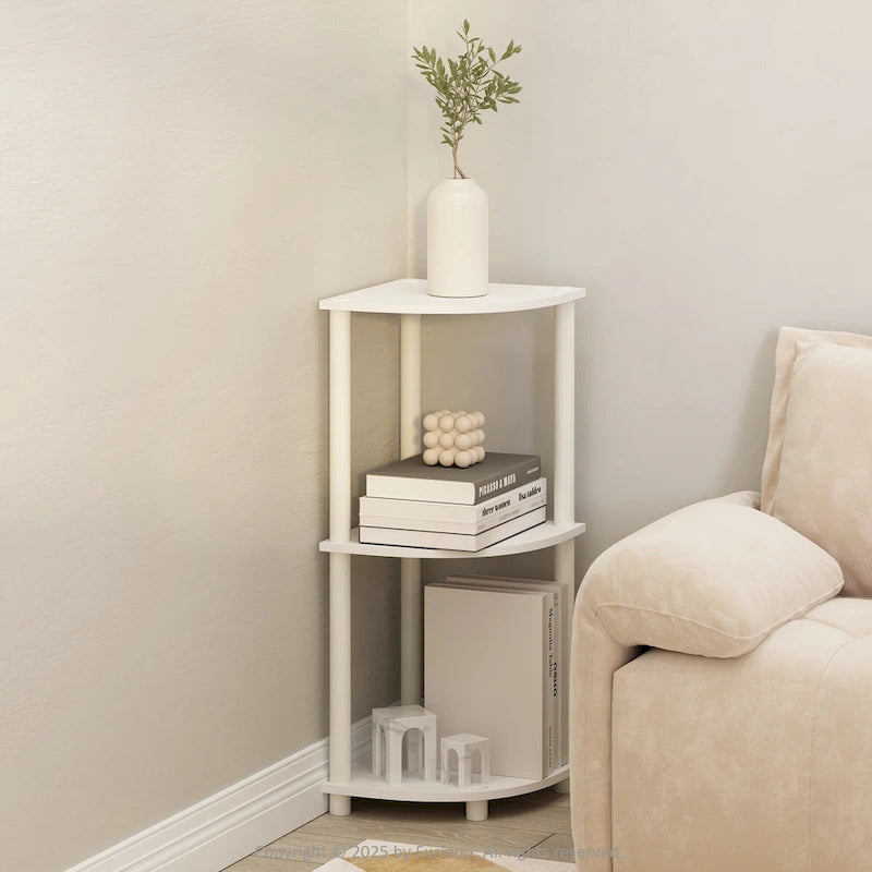 3-Laags Multifunctioneel Hoekrek met Display Opslag