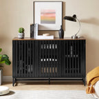 Modern Storage Cabinet with 3 Drawer and 4 Shelves for Living Room, Bedroom