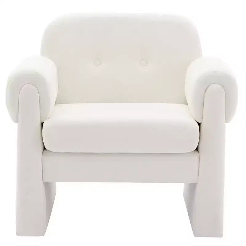Hyleory Downy Fluffy Cloud Upholstered Accent Chair,Armchair for Bedroom Reception Area Reading Room Living Room
