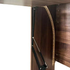 GDFStudio Sinclair Modern 36 Wood Folding Study Table with Storage