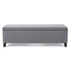 Modern Upholstered Storage Bench for Living Room Entryway