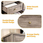 12 Drawers Dresser for Bedroom Wooden, Modern Wide TV Stand Dressers for 65 Inch TV, Wood Chest of Drawers, Farmhouse Clothes Storage for Living Room