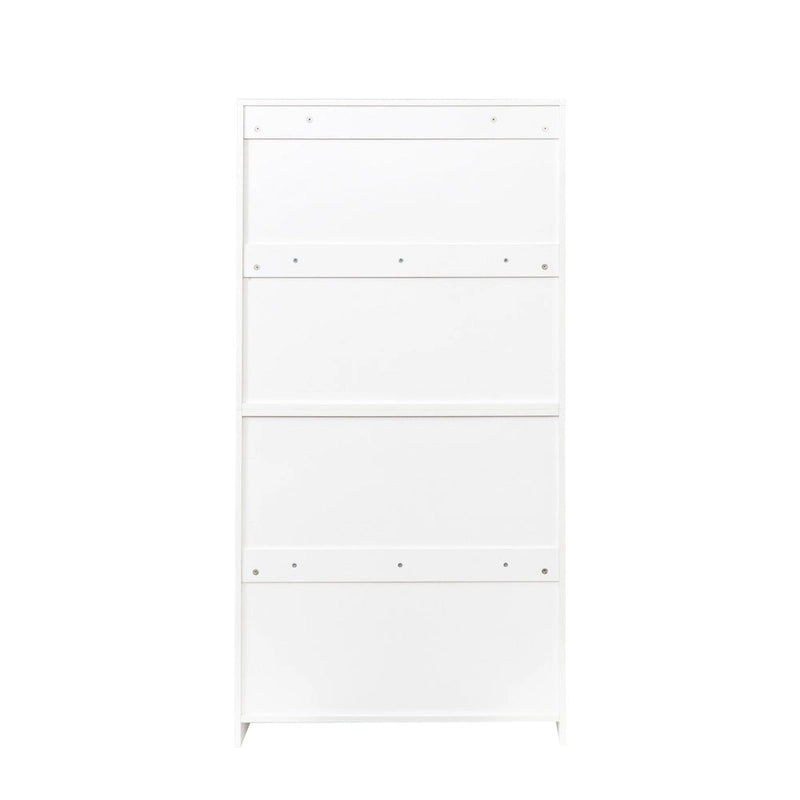 Contemporary Glass Doors Office Storage Cabinet