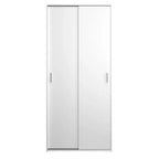 Tvilum, Space Wardrobe with 2 Sliding Doors, White