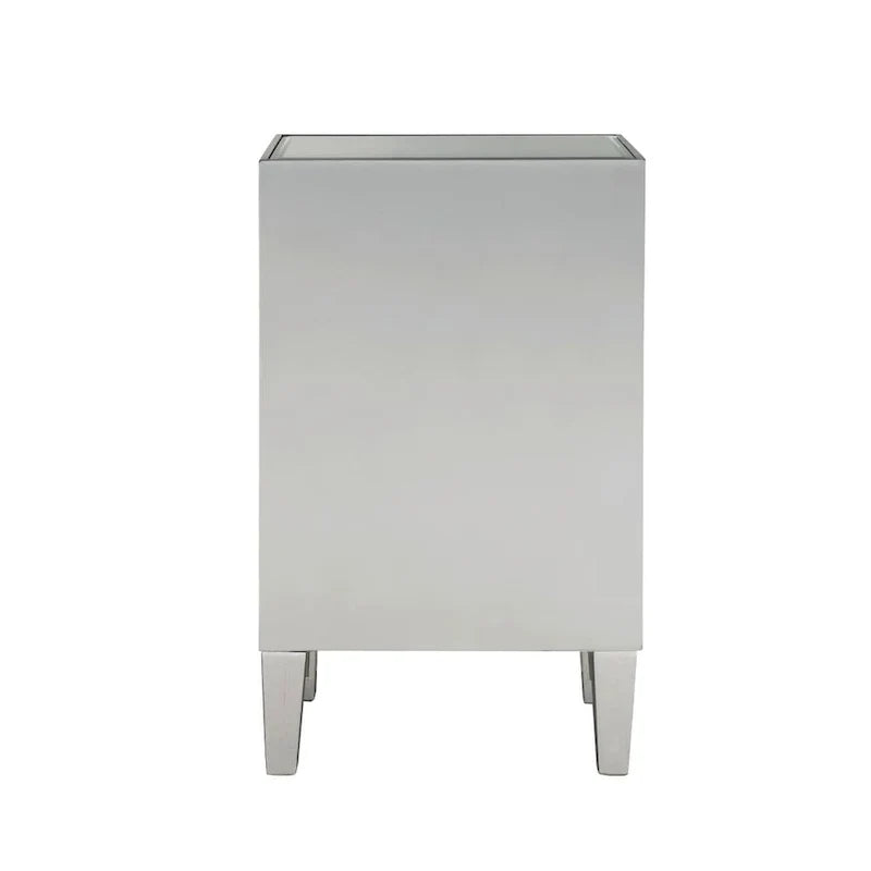 Reflexion Collection Rosa 18-inch Wide Mirrored 1-drawer Nightstand