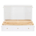 Nestfair Full Size Murphy Bed with Large Drawers