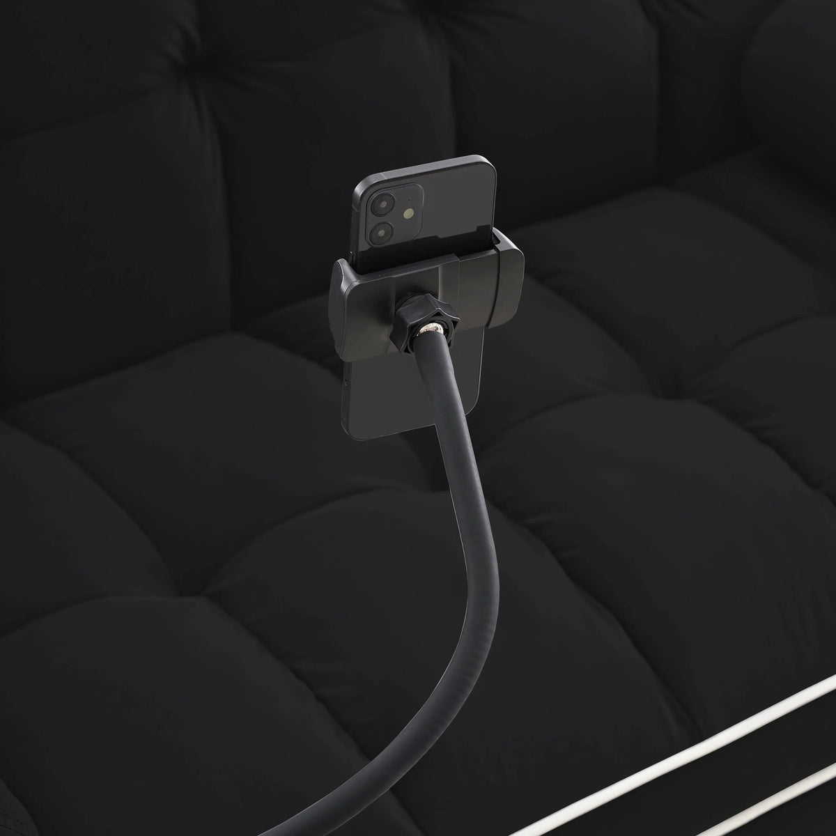 Velvet Convertible 55 2-Seater Sleeper Sofa with Pull-Out Bed, Adjustable Recline, Side Pockets, and Phone Holder