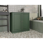 Palace Imports 100% Solid Wood 32 Bathroom Cabinet with Solid Doors and Adjustable Shelves