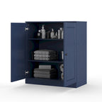 Palace Imports 100% Solid Wood 32 Bathroom Cabinet with Solid Doors and Adjustable Shelves