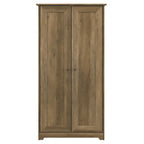 Cabot Espresso Oak Tall Storage Cabinet with Doors - 31.38L x 16.30W x 61.14H
