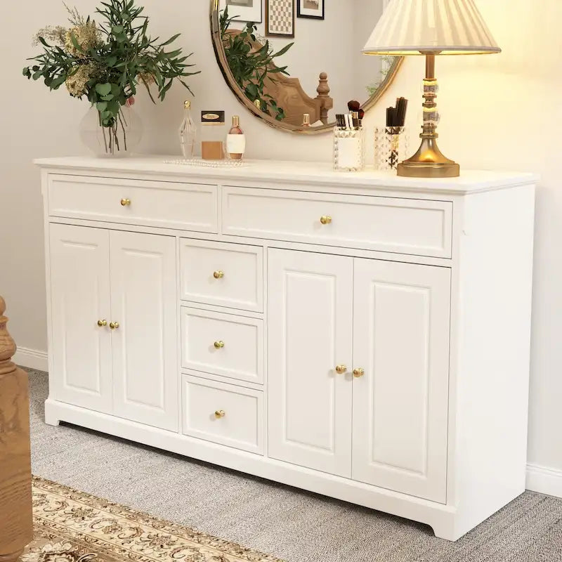 Bookcase Storage Cabinet Lacquered Buffet Sideboard Dresser