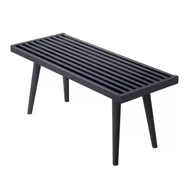 Plank+Beam Entryway Bench, Solid Wood End of Bed Bench for Bedroom, Hallway, Porch, 41.25