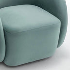 Modern Swivel Barrel Accent Chair