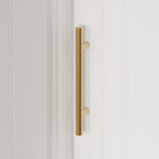 93.9H/74.2H Armoires Wardrobe Closet Cabinet Hanging Drawers Storage