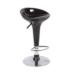Plastic Chrome Swivel Bar Stool Height Adjustable