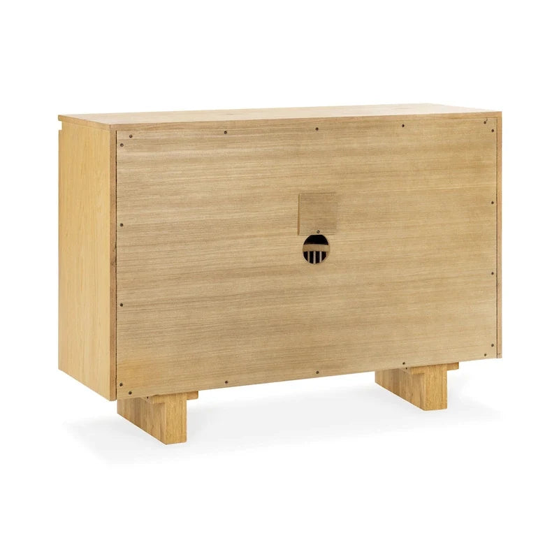 Classic Home Roya Oak Veneer Sideboard Buffet