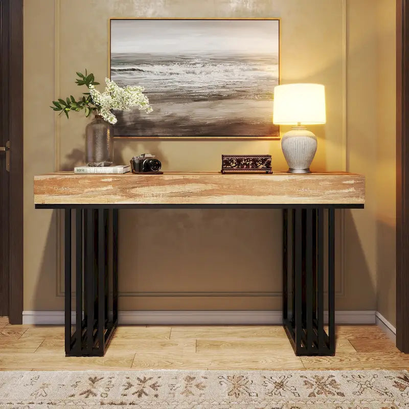 55-inch Console Sofa Hall Table for Entryway