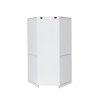 Polygon Corner Wardrobe with 2-Doors