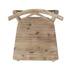 Picket House Furnishings 1pc Keaton Counter Height Barstool Beach: Mid-Century Modern, Acacia Frame, X-Back Design
