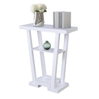 Convenience Concepts Newport V Console Table with Shelves