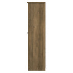 Cabot Espresso Oak Tall Storage Cabinet with Doors - 31.38L x 16.30W x 61.14H