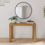 Plank+Beam 46 Modern Solid Wood Console Table, Narrow Entryway Table, Behind The Couch