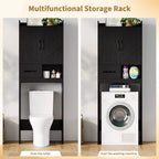 Over The Toilet Storage Cabinet,FreeStanding Bathroom Organizers for Bathroom,Restroom,Laundry